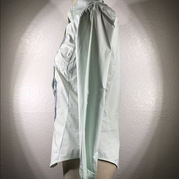 3J Workshop by Johnny Was Long Sleeve Embroidered Top S NWT - Picture 5 of 8